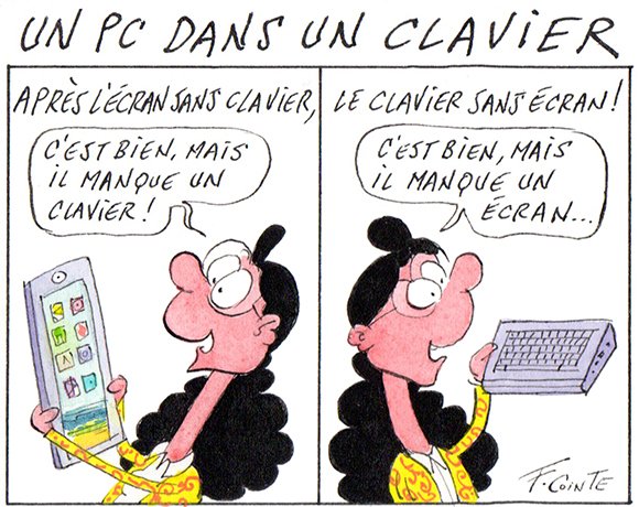 Dessin: CES 2026 : HP remet le PC dans le clavier
